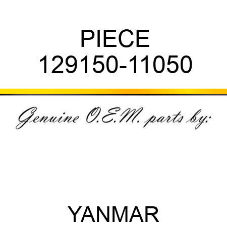 PIECE 129150-11050