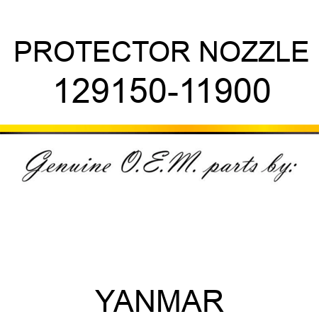 PROTECTOR, NOZZLE 129150-11900