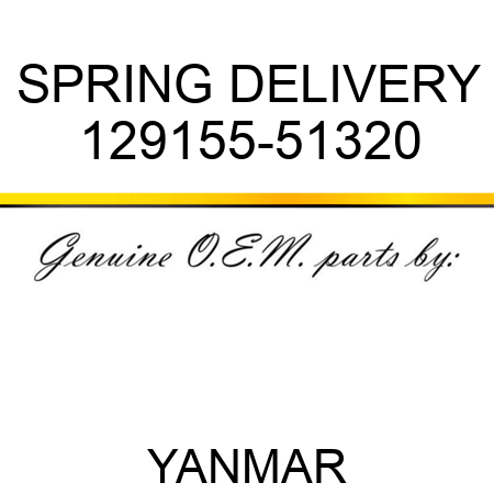 SPRING, DELIVERY 129155-51320