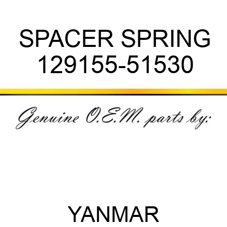 SPACER, SPRING 129155-51530
