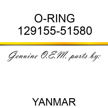 O-RING 129155-51580