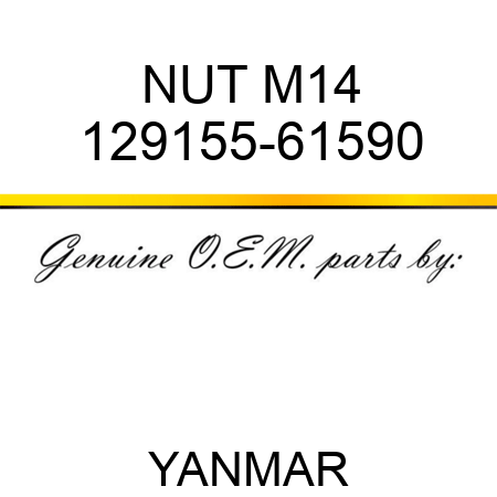 NUT, M14 129155-61590
