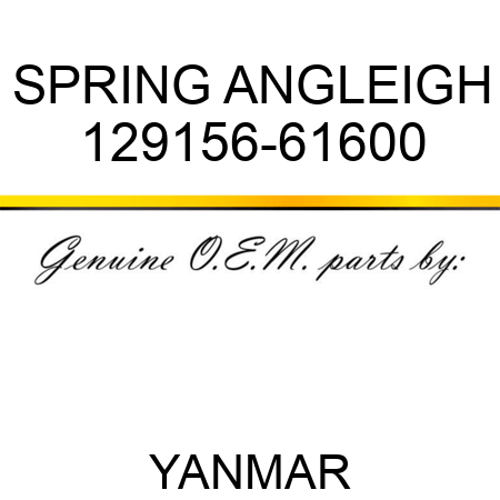 SPRING, ANGLEIGH 129156-61600