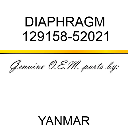 DIAPHRAGM 129158-52021
