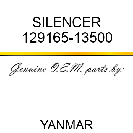 SILENCER 129165-13500