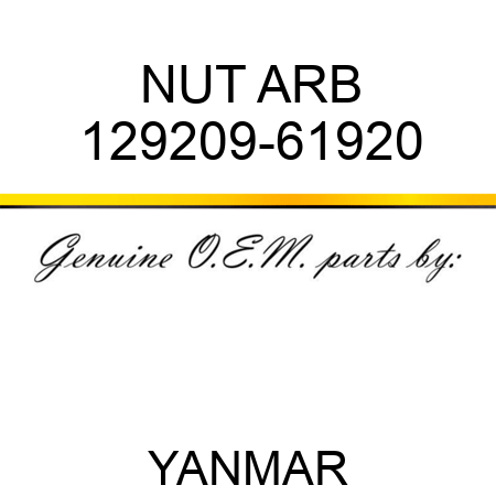 NUT, ARB 129209-61920