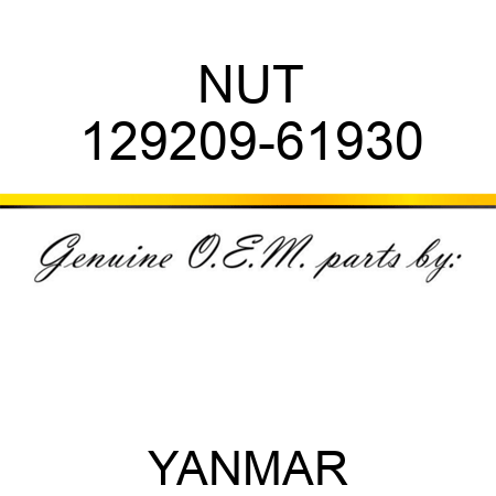 NUT 129209-61930
