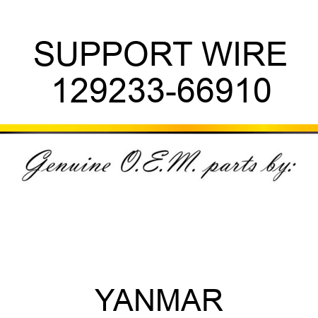 SUPPORT, WIRE 129233-66910