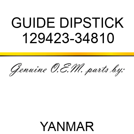 GUIDE, DIPSTICK 129423-34810