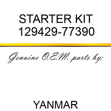 STARTER KIT 129429-77390