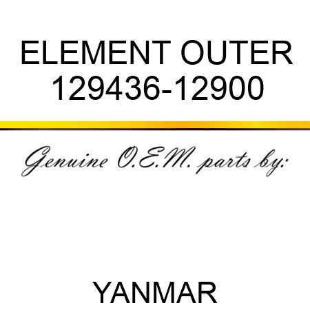 ELEMENT, OUTER 129436-12900