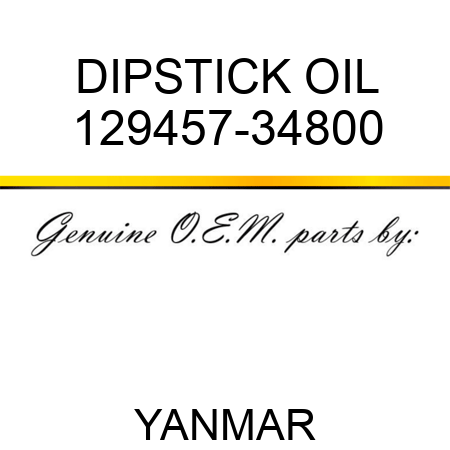 DIPSTICK, OIL 129457-34800