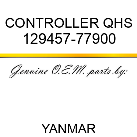 CONTROLLER, QHS 129457-77900