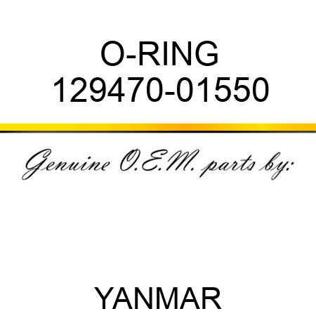 O-RING 129470-01550