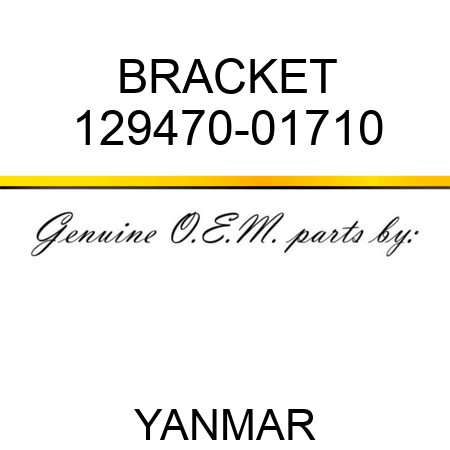 BRACKET 129470-01710