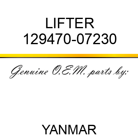 LIFTER 129470-07230