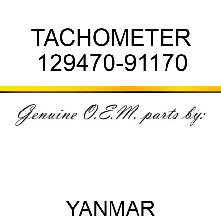 TACHOMETER 129470-91170