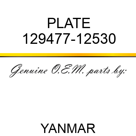 PLATE 129477-12530