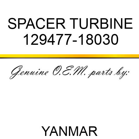 SPACER, TURBINE 129477-18030