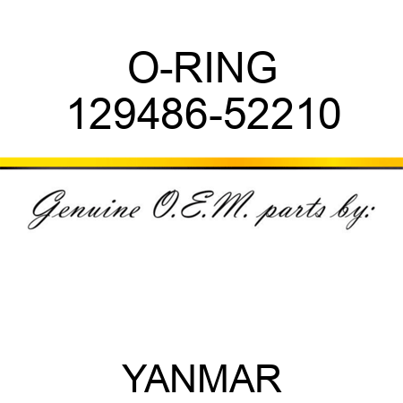 O-RING 129486-52210