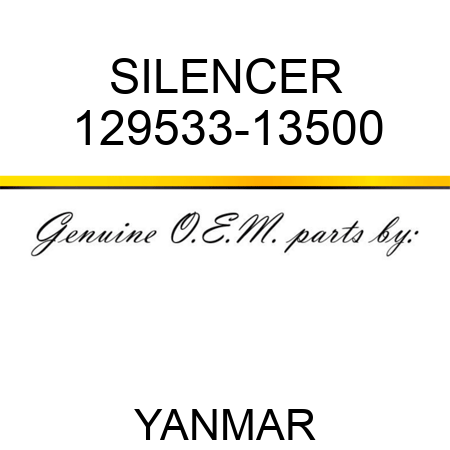 SILENCER 129533-13500