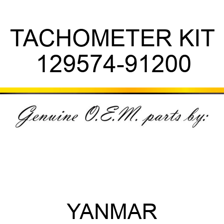 TACHOMETER KIT 129574-91200