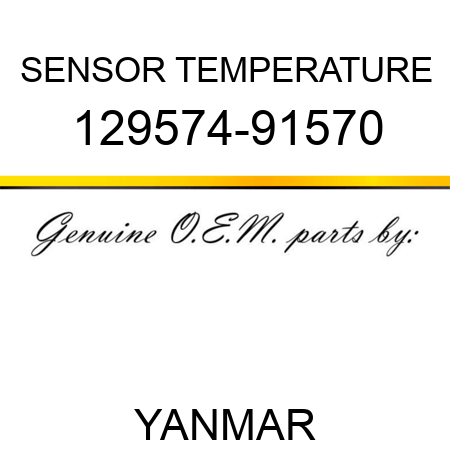 SENSOR, TEMPERATURE 129574-91570