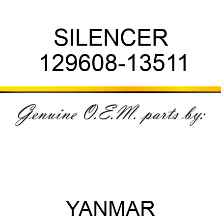 SILENCER 129608-13511