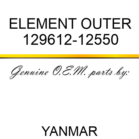 ELEMENT, OUTER 129612-12550