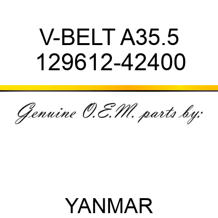 V-BELT, A35.5 129612-42400