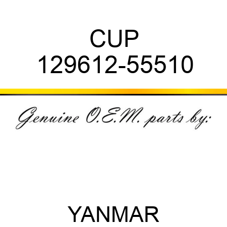 CUP 129612-55510