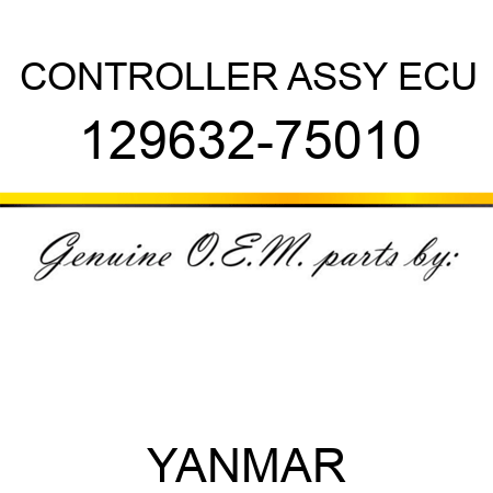 CONTROLLER ASSY, ECU 129632-75010