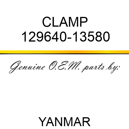 CLAMP 129640-13580