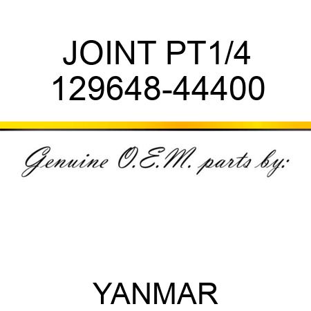 JOINT, PT1/4 129648-44400