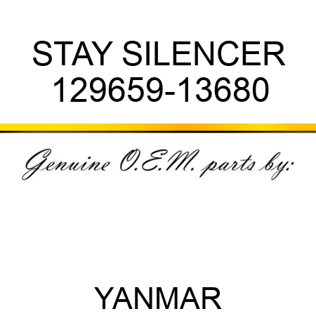 STAY, SILENCER 129659-13680