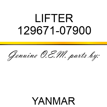 LIFTER 129671-07900