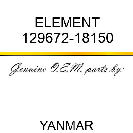 ELEMENT 129672-18150