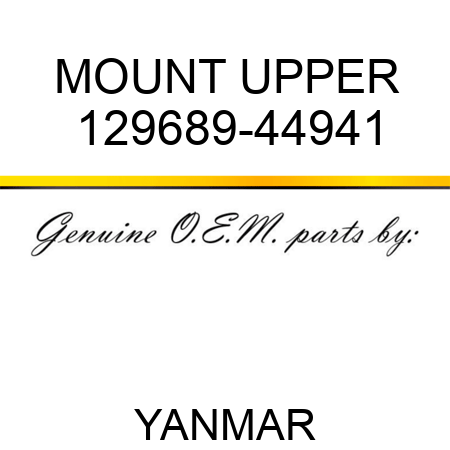 MOUNT, UPPER 129689-44941