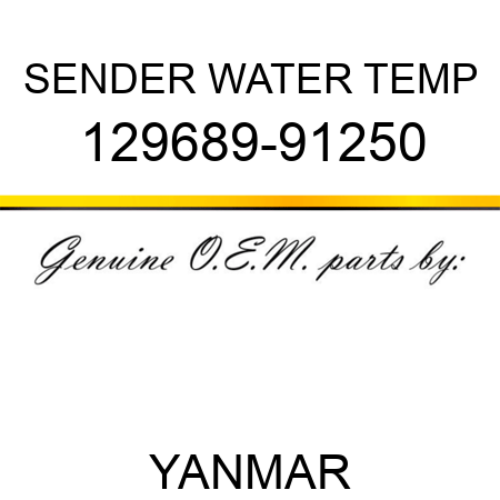 SENDER, WATER TEMP 129689-91250