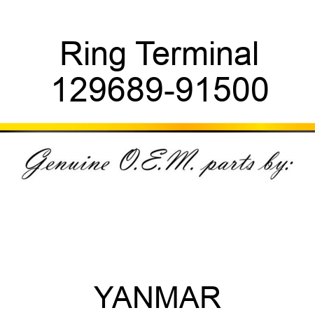 Ring Terminal 129689-91500