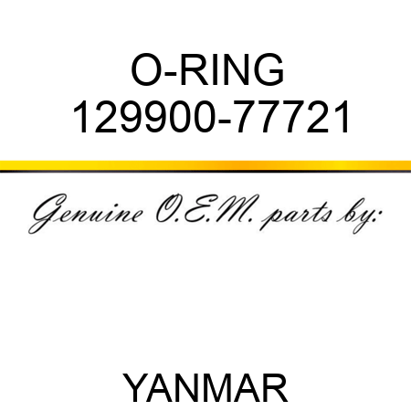 O-RING 129900-77721