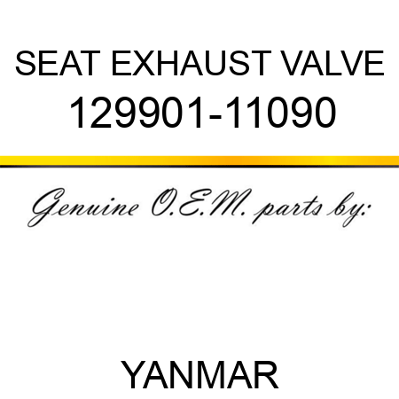 SEAT, EXHAUST VALVE 129901-11090
