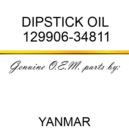 DIPSTICK, OIL 129906-34811