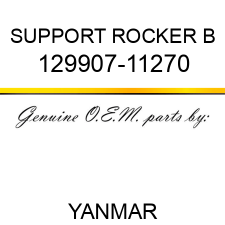 SUPPORT, ROCKER B 129907-11270