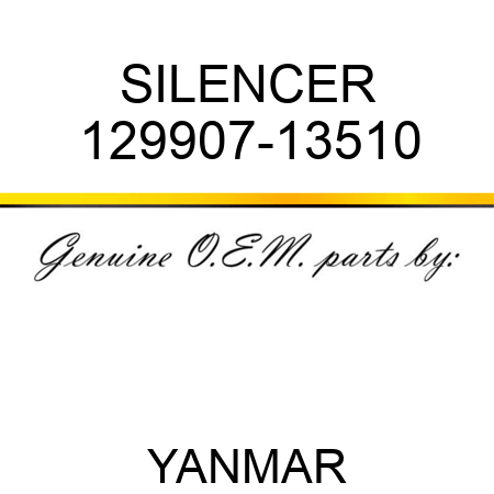 SILENCER 129907-13510