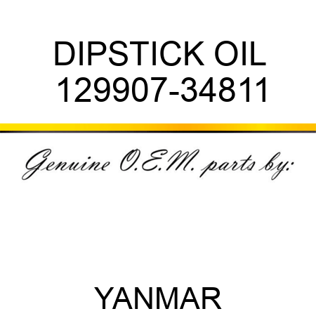 DIPSTICK, OIL 129907-34811