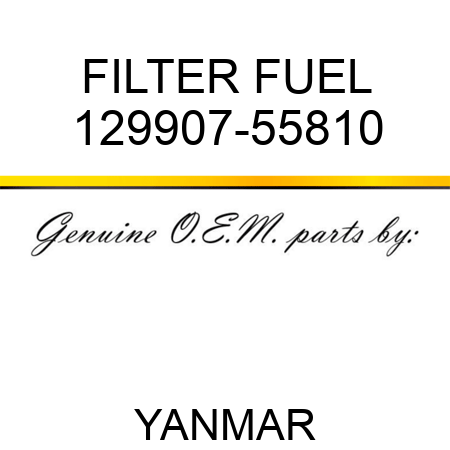 FILTER, FUEL 129907-55810