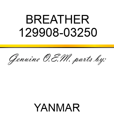 BREATHER 129908-03250