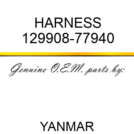 HARNESS 129908-77940