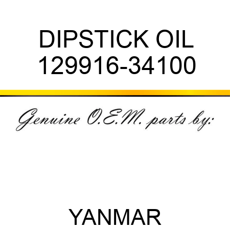 DIPSTICK, OIL 129916-34100